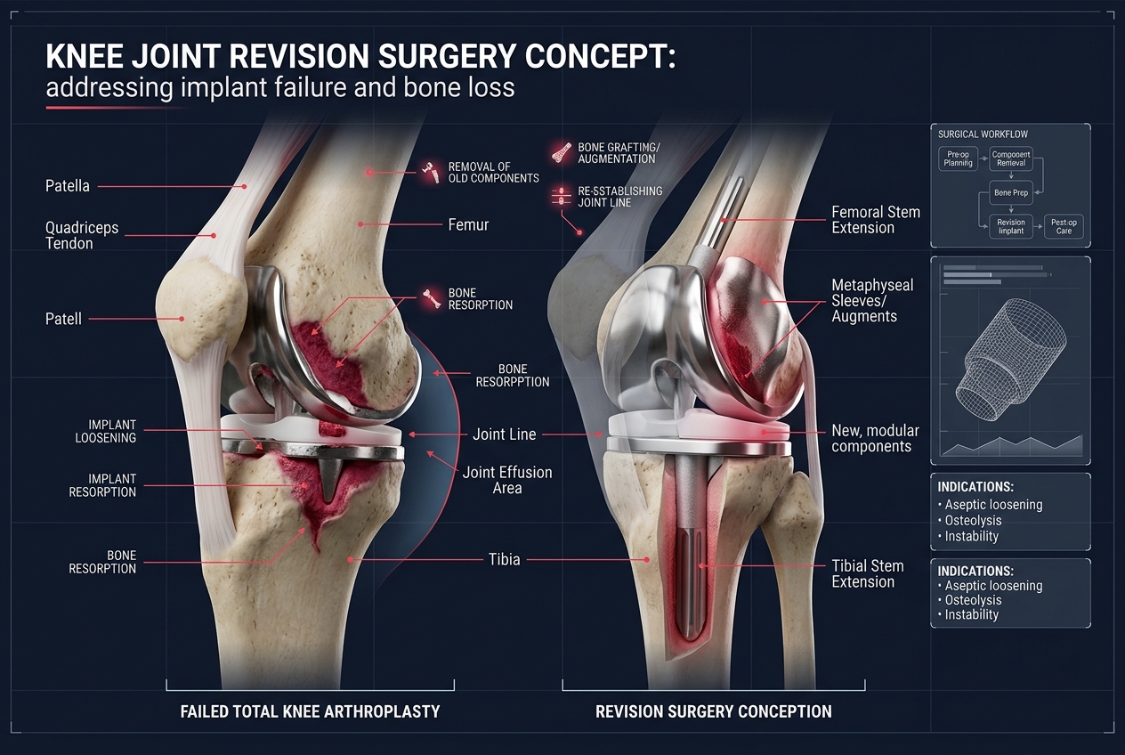 Bilateral Total Knee Revision on a Cardiac Patient